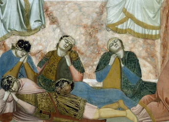 Die Auferstehung Christi, (Detail) aus Leben und Passion Christi, von Giotto