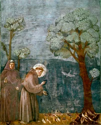 Episode aus dem Leben des Heiligen Franz von Assisi: Die Predigt an die Vögel (Fresko)