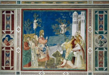 Jesu Einzug in Jerusalem, Detail aus dem Leben und der Passion Christi