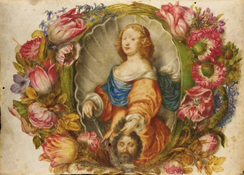 Porträt der Großherzogin Vittoria della Rovere als Judith