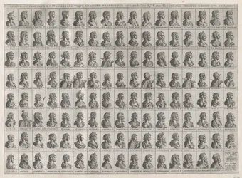 Speculum Romanae Magnificentiae: Porträts der Kaiser von Julius Caesar bis Rudolf II, 1582