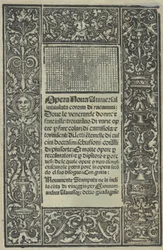 Opera Nova Universali intitulata Corona di racammi, Titelblatt recto, [1530]