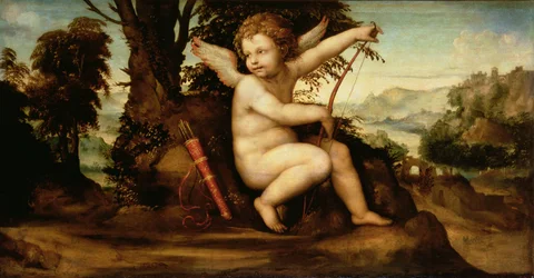 Amor in einer Landschaft, ca. 1510