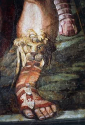 Hochzeit von Alexander dem Großen und Roxana (Detail)