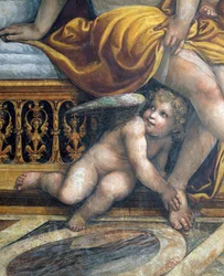 Die Hochzeit von Alexander dem Großen und Roxanne (Detail)