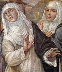 Die Ekstase der Heiligen Katharina (Detail), 1526