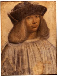 Porträt von Francesco Melzi (v. 1491-1570), italienischer Maler, Schüler und Gefährte (Liebhaber) von Leonardo da Vinci