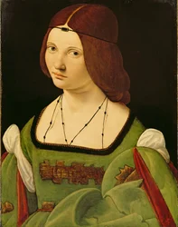 Porträt einer Dame (vor der Reinigung)