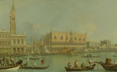 Dogenpalast und Piazzetta San Marco, ca. 1755
