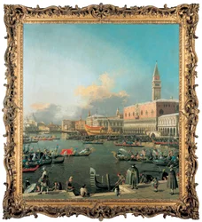 Der Bucintoro am Molo, Venedig, am Himmelfahrtstag