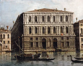 Der Palazzo Pesaro vom Canal Grande, Venedig