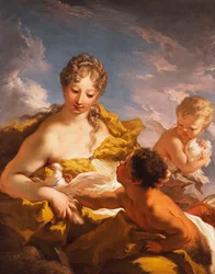 Venus, Amor und ein Faun