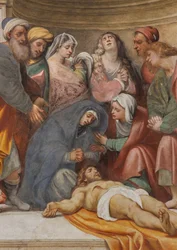 Counterfaccata, IL Pordenone, Kreuzabnahme 1522 (Detail)