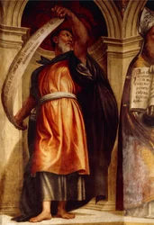 Salomon, Kirche der Verkündigung, St. Anna-Kapelle, Cortemaggiore, Italien