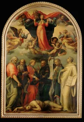 Die Disputation der Doktoren über die Unbefleckte Empfängnis, ca. 1530