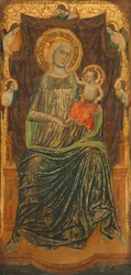 Madonna mit Kind und fünf Engeln