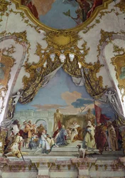 Detail des Deckenfreskos, Kaisersaal, Würzburger Residenz