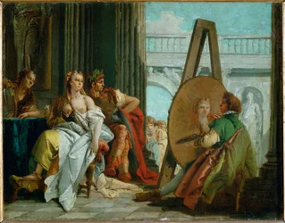 Der Maler Apelles, Alexander der Große und Campaspe
