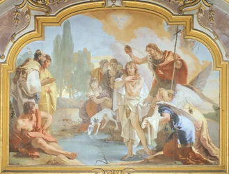 Die Taufe Christi (Fresko)