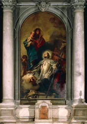 Die Jungfrau erscheint dem heiligen Johannes von Nepomuk