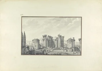 Kizil Avlu, die zentrale Halle, in Pergamon