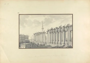 Ansicht der Ruinen des Asklepiions in Pergamon