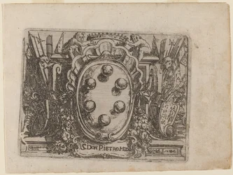 Widmung an Don Pietro Medici aus "Bizzarie di varie Figure"