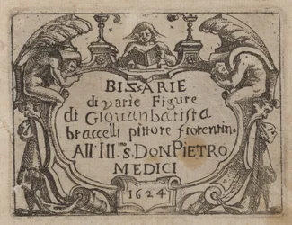 Titelseite für "Bizzarie di varie Figure"