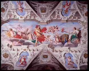 Juno entfesselt Mars und die Erinnyen (Fresko)