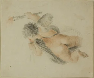 Putto mit Fackel