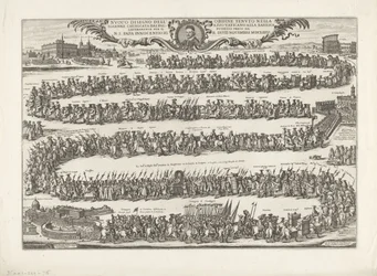 Prozession von Papst Innozenz XI. nach St. Johann von Lateran