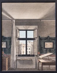 Das Atelier des Malers in Parma