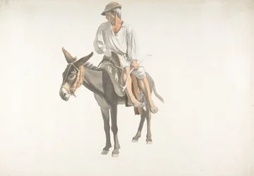 Bauer auf einem Esel, ca. 1783-87