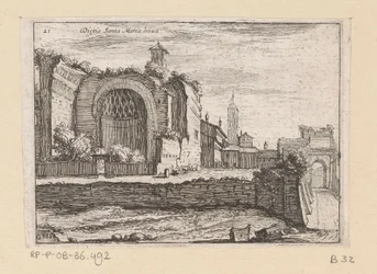 Reste des Tempels von Venus und Roma in Rom