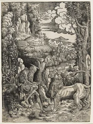 Heiliger Hieronymus und der Löwe, ca. 1509
