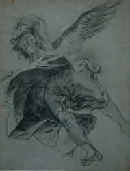 Ein fliegender Engel recto, 1723-1727