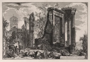 Altra Veduta del Tempio della Sibilla in Tivoli, aus Vedute di Roma