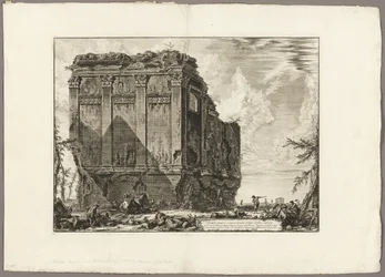 Antiker Tempel, allgemein als Tempel der Gesundheit bekannt, an der Via d