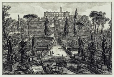 Ansicht der Villa d