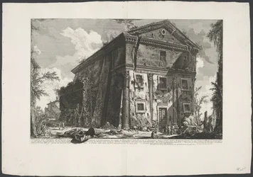 Kirche Sant’Urbano in Rom (Ansichten von Rom, Vedute di Roma disegnate ed incise da Giambattista Piranesi architetto Veneziano)