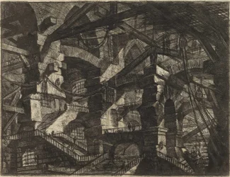 Aus der Serie Die imaginären Gefängnisse von Giovanni Battista Piranesi