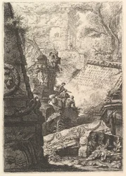 Frontispiz: Prima Parte di Architetture e Prospettive, Rom, ca. 1750