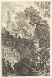 Frontispiz, mit Statue der Minerva, ca. 1748