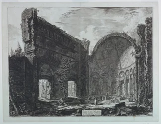 Hadrians Villa bei Tivoli, "Le Vedute di Roma" (1748-1778)