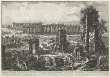 Alte Stadtmauer und Tempel in Paestum