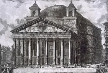 Pantheon von Agrippa, Rom (Gravur)