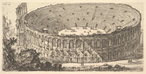 Tafel 25: Amphitheater von Verona Anfiteatro di Verona, ca. 1748