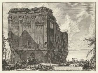 Tempel der Salus bei Rom (Ansichten von Rom)