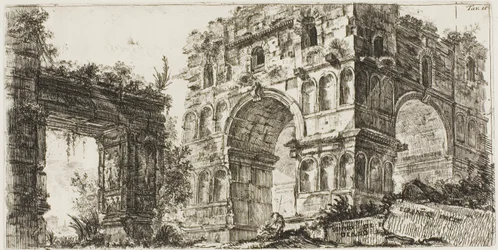 Tempel des Janus, Tafel 11 aus Einige Ansichten von Triumphbögen und anderen Denkmälern