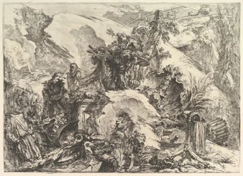 Die Skelette, aus Grotteschi, ca. 1748